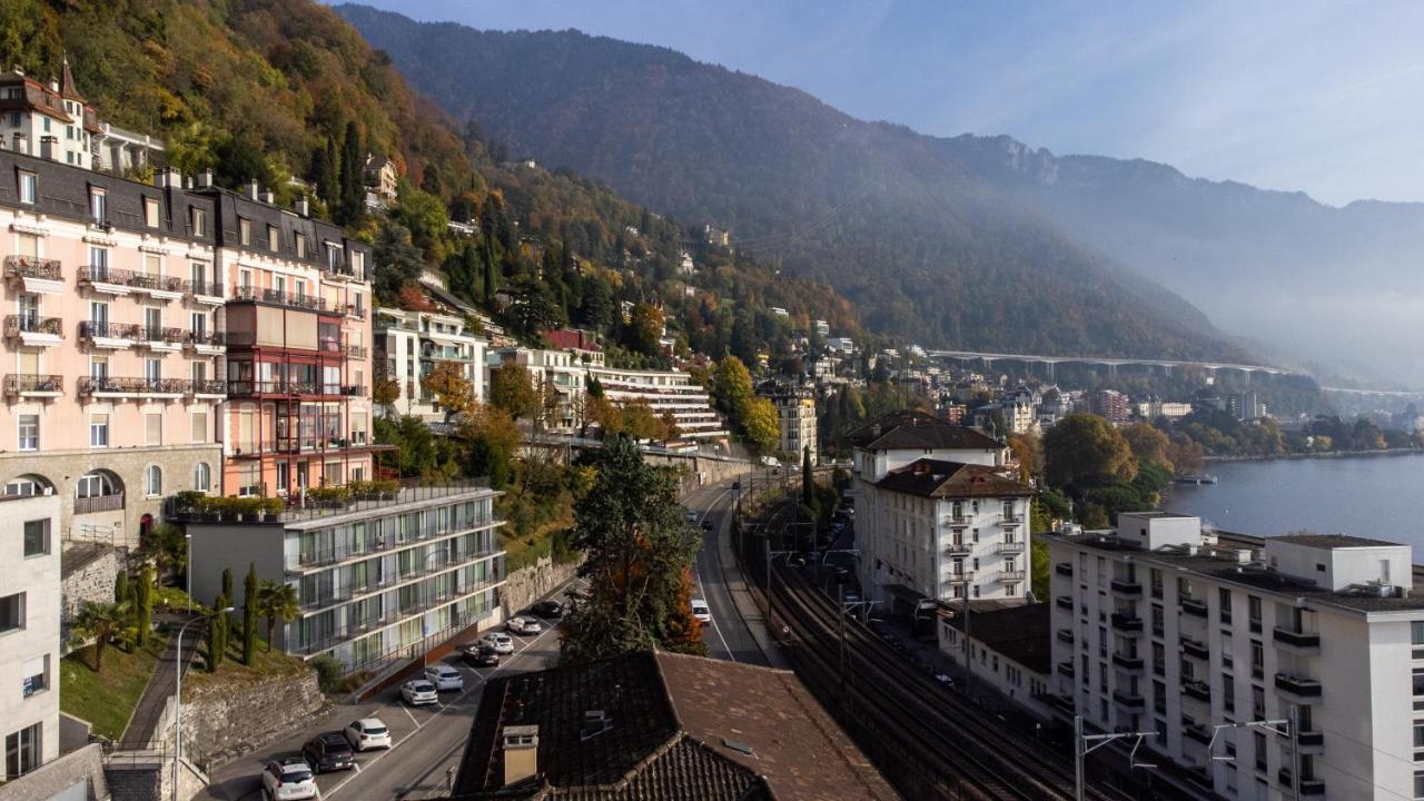 Florimont Double Lake View Room - Self Check-In Montreux Exterior photo